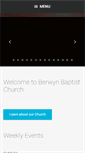 Mobile Screenshot of berwynbaptist.org